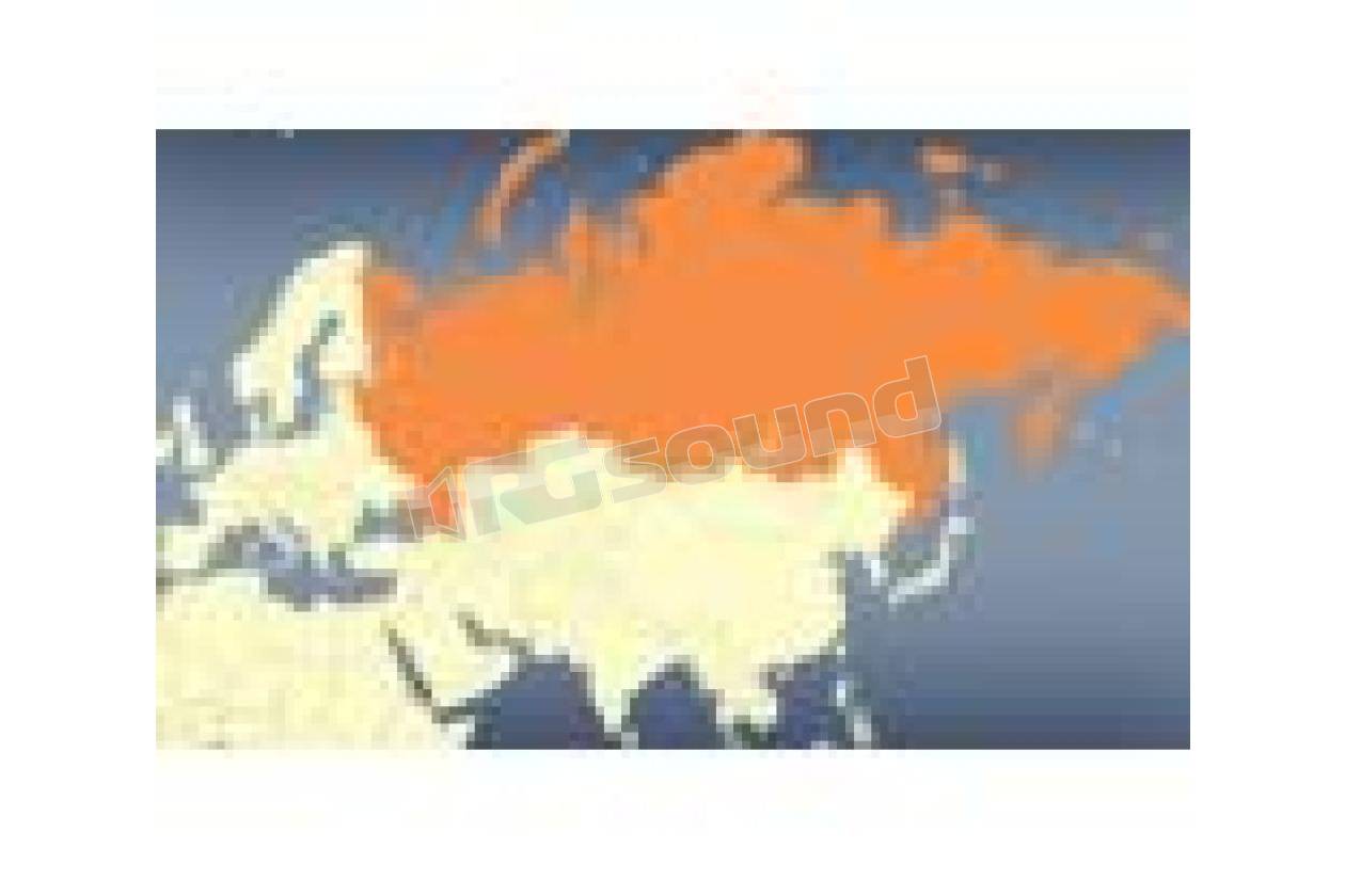 AV Map Mappa Russia per Geosat 6, Geosat 5, Geosat 4/2C e Geosat 2, Motivo