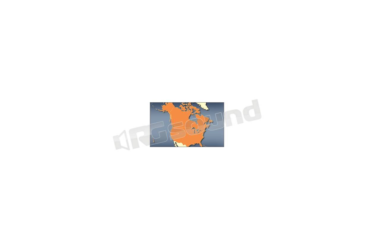 AV Map SD Mappa Nord America per Geosat 4 e Geosat 2c
