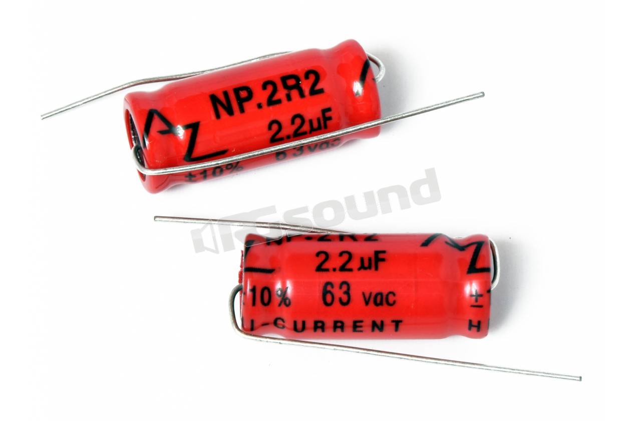 AZ Audiocomp NP.2R2/2 condensatori 2,2 microfarad non polarizzati