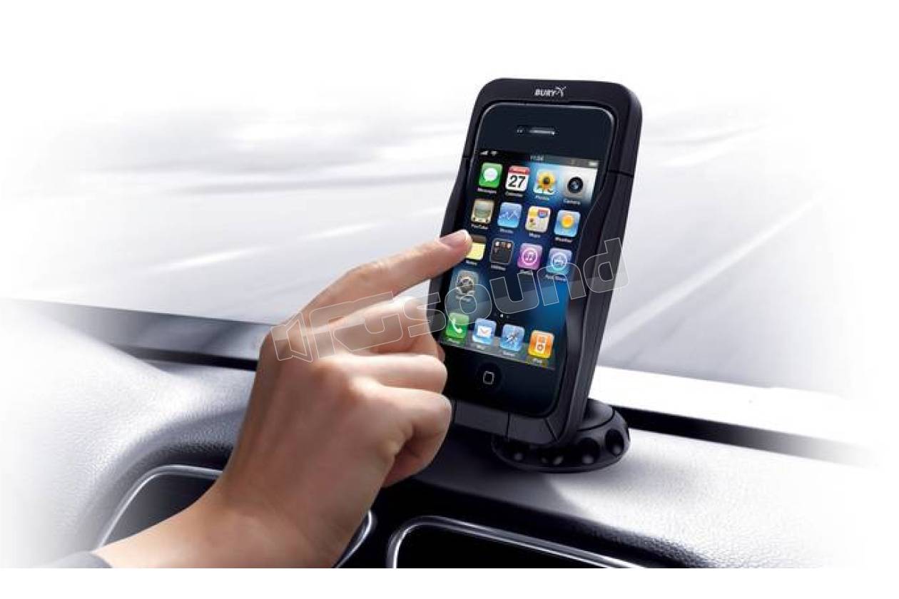 Bury C CRADLE 4 - iPhone 4 - supporto auto con ricarica