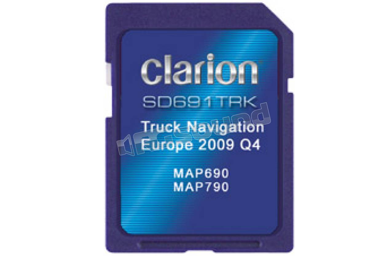 Clarion SD691TRK - mappa professionale Truck - mezzi pesanti