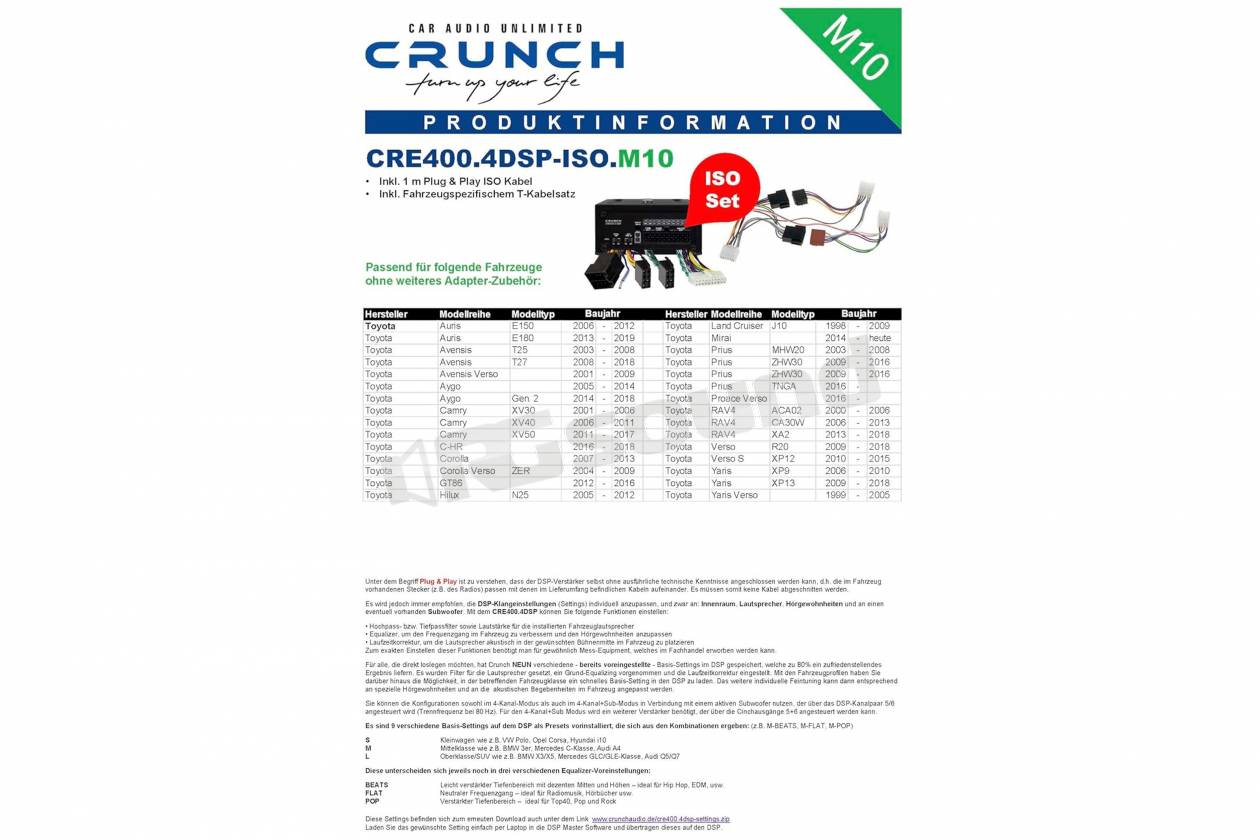 Crunch CRE400.4-M10