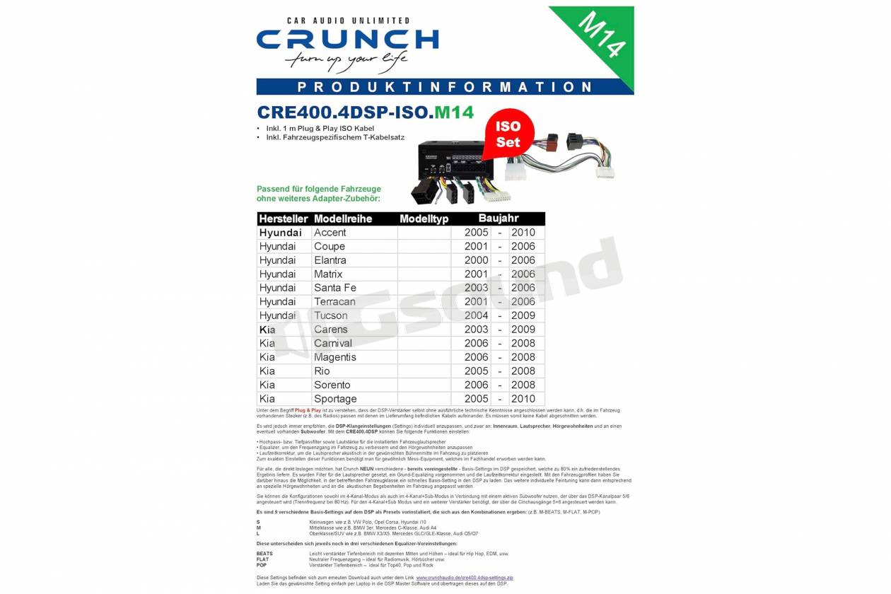 Crunch CRE400.4-M14
