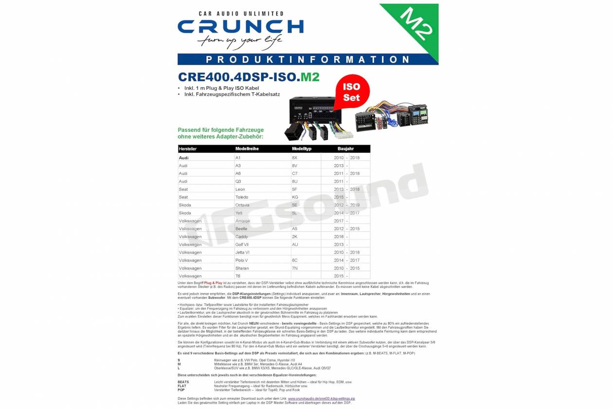 Crunch CRE400.4-M2