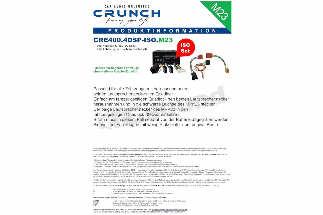 Crunch CRE400.4-M23