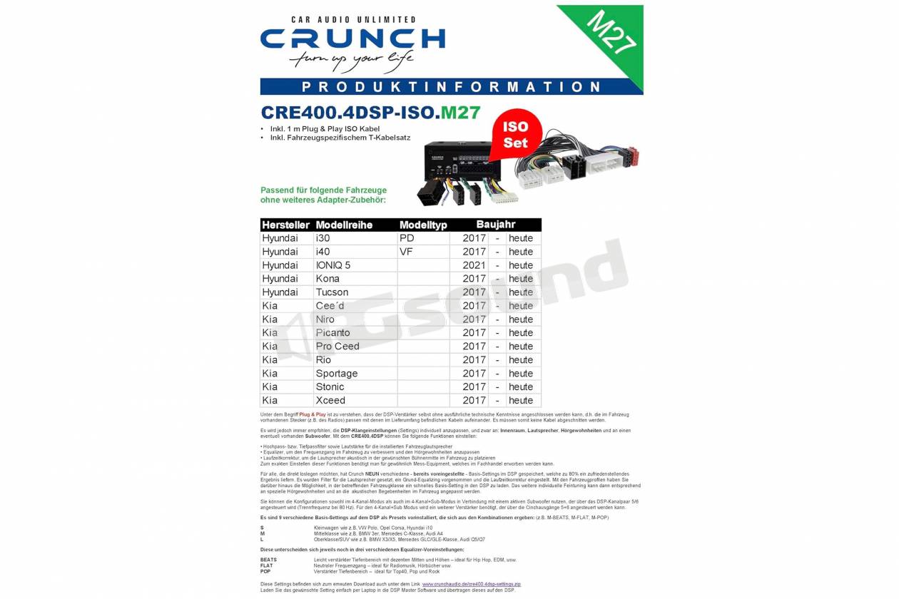 Crunch CRE400.4-M27