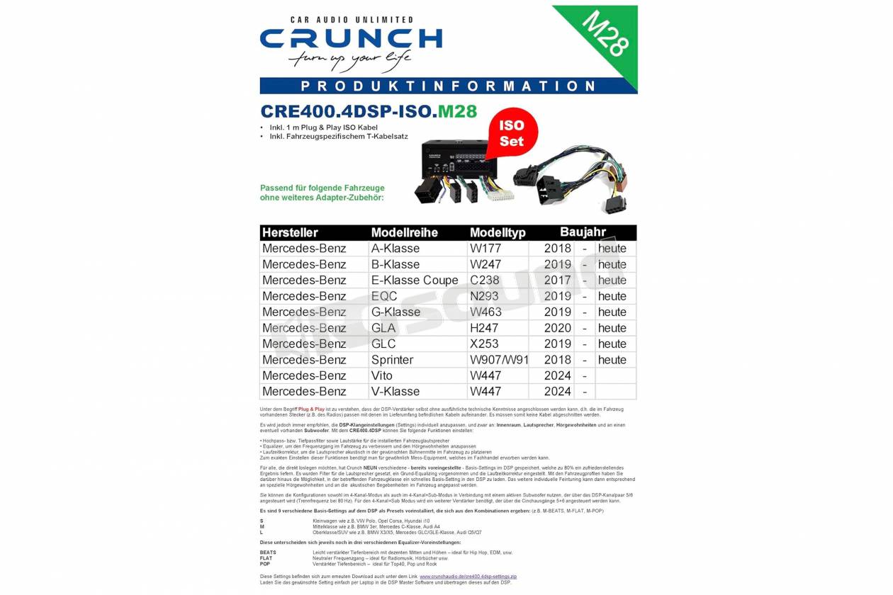 Crunch CRE400.4-M28