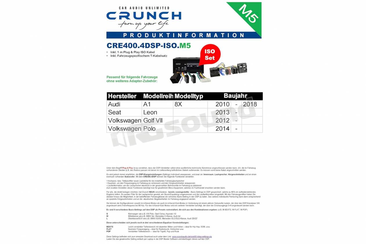 Crunch CRE400.4-M5