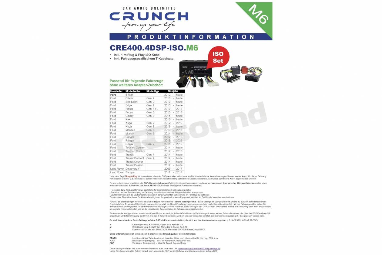 Crunch CRE400.4-M6