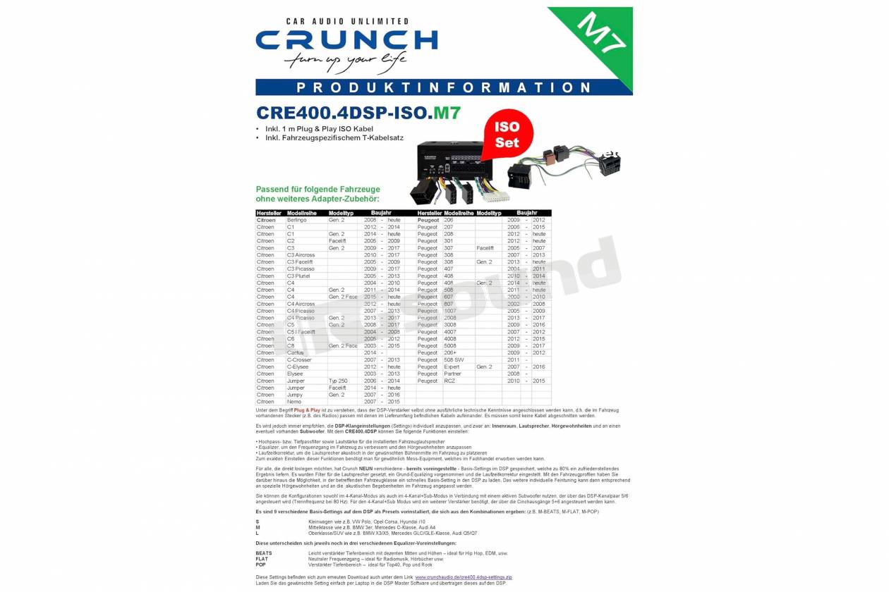Crunch CRE400.4-M7