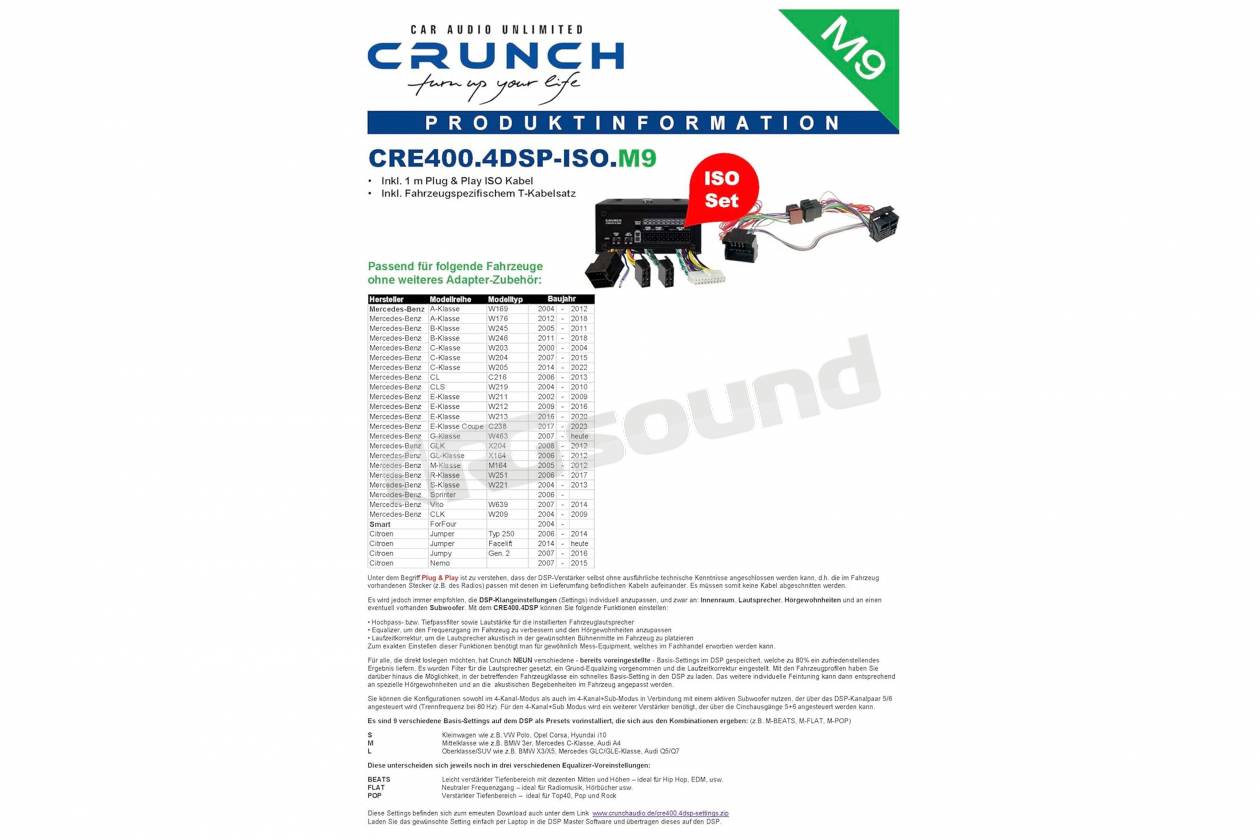 Crunch CRE400.4-M9