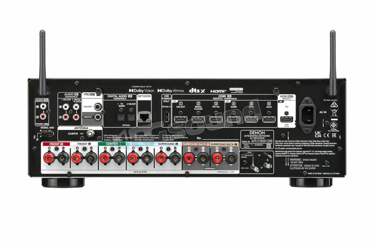 Denon AVR-X1800H DAB