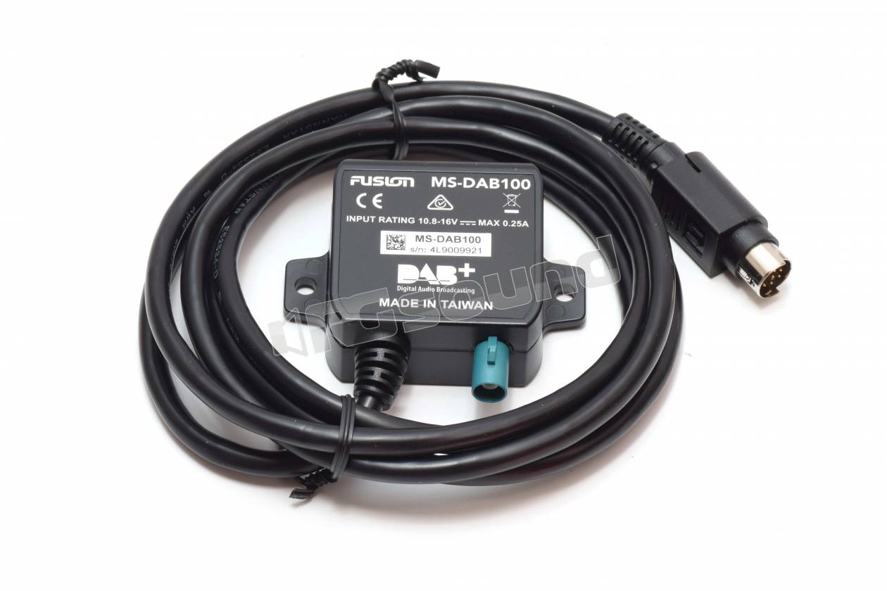 Fusion MSDAB100A modulo marino DAB e DAB+ con antenna per