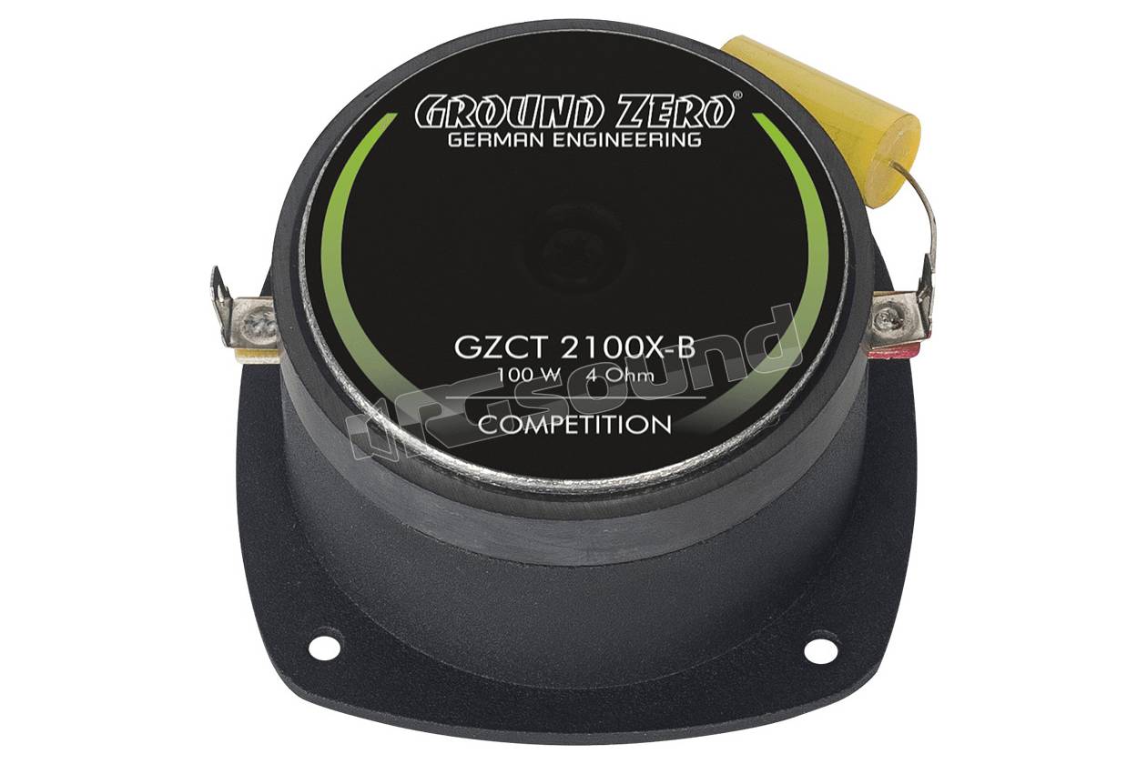 Tweeter à Dôme Ground Zero GZCT 28M-SPL - Paire, 80W, Pour Installation Audio Haute Qualité