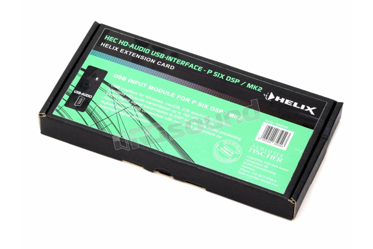 Helix HEC HD AUDIO USB INTERFACE for P SIX DSP
