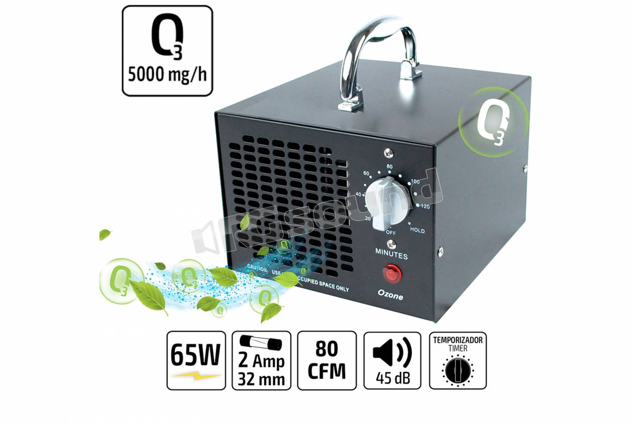 JBM 53786 GENERATORE PORTATILE DI OZONO 5000 MG/H