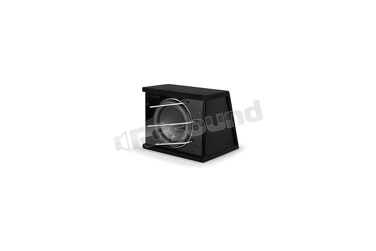 JL Audio Subwoofer Box CLS110RG-W7AE – Cassa Chiusa 25 Cm (10") Con Protezioni In Alluminio, 750 Watt RMS, 3 Ohm, Frontale Piano Lacquer Nero