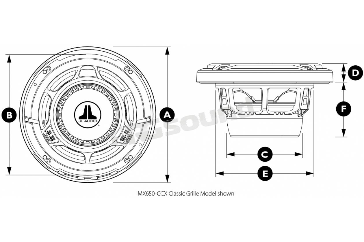 JL Audio MX650-CCX-CG-TB