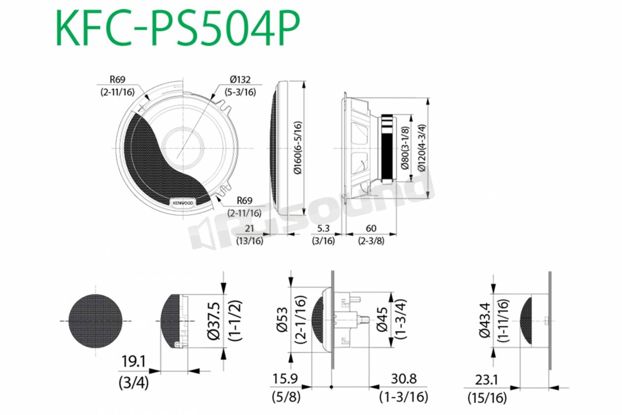 Kenwood KFC-PS504P