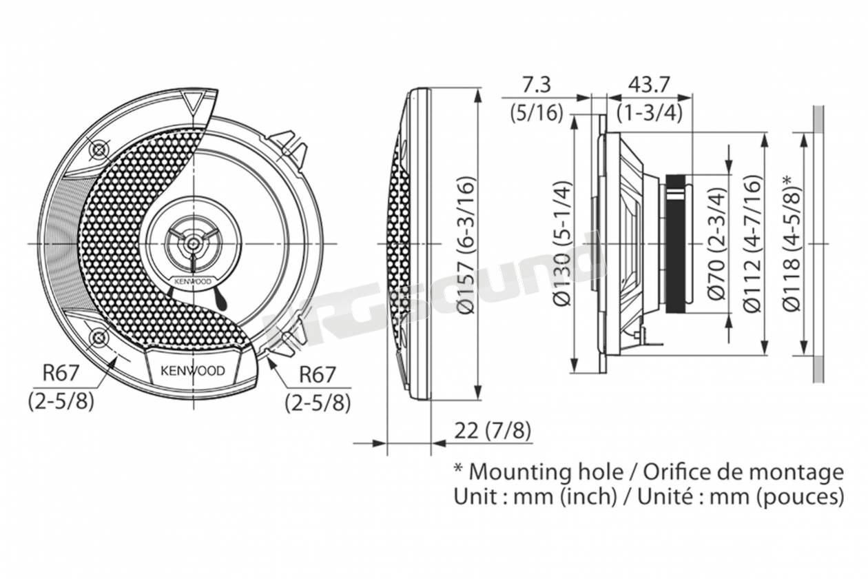 Kenwood KFC-S1366