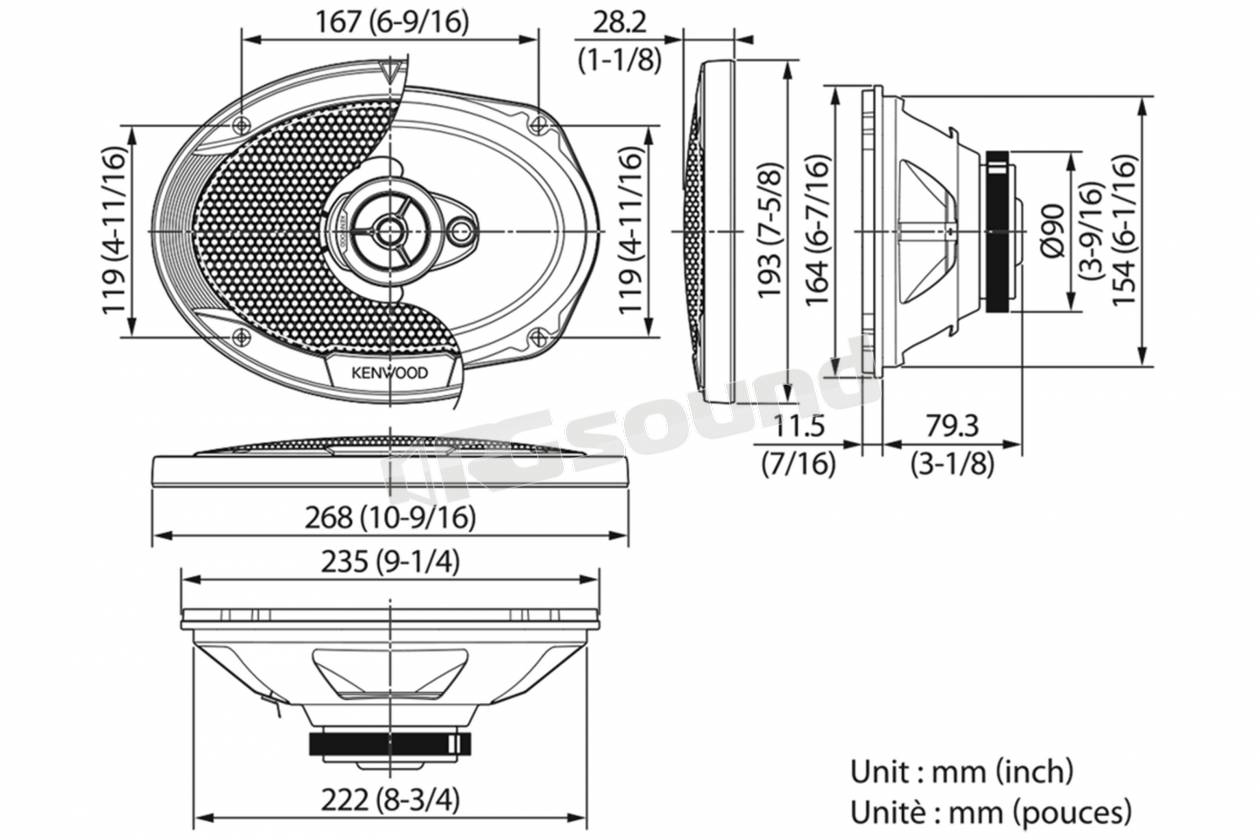 Kenwood KFC-S6976EX