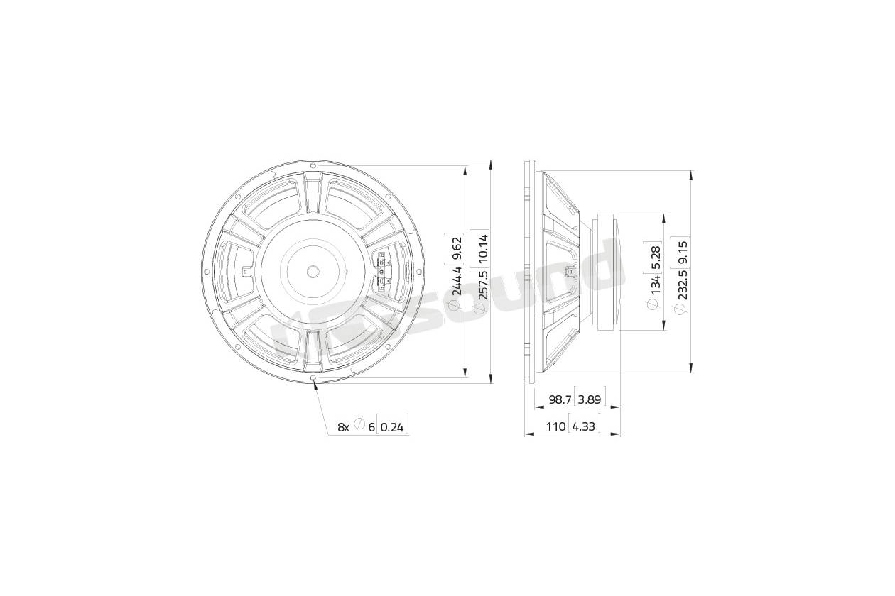 LaVoce FBASS10-18-8