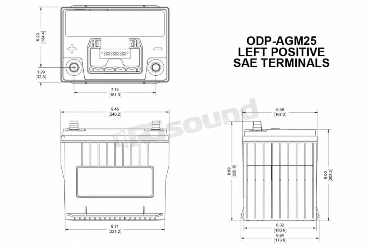 Odyssey Batteries ODP-AGM25