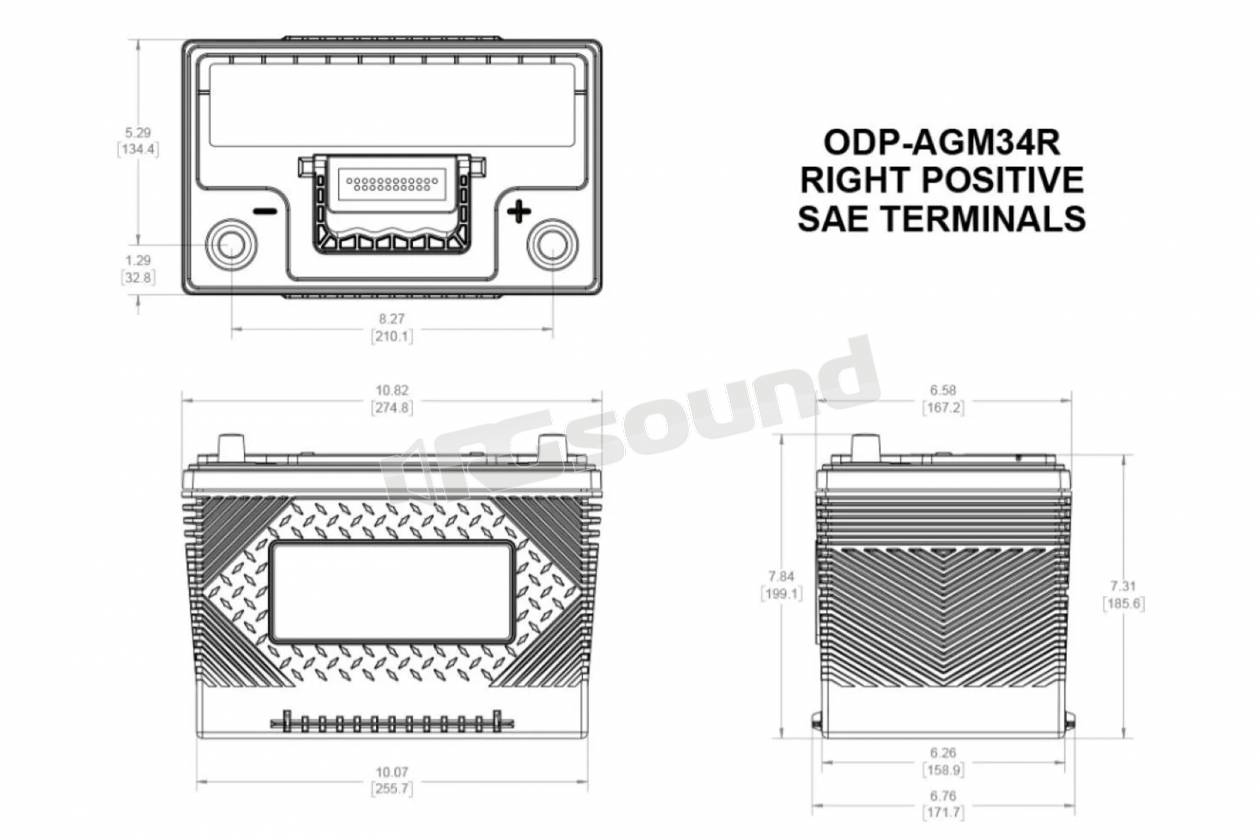 Odyssey Batteries ODP-AGM34R