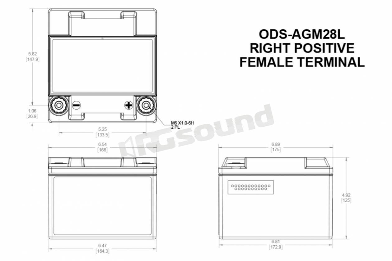 Odyssey Batteries ODS-AGM28L