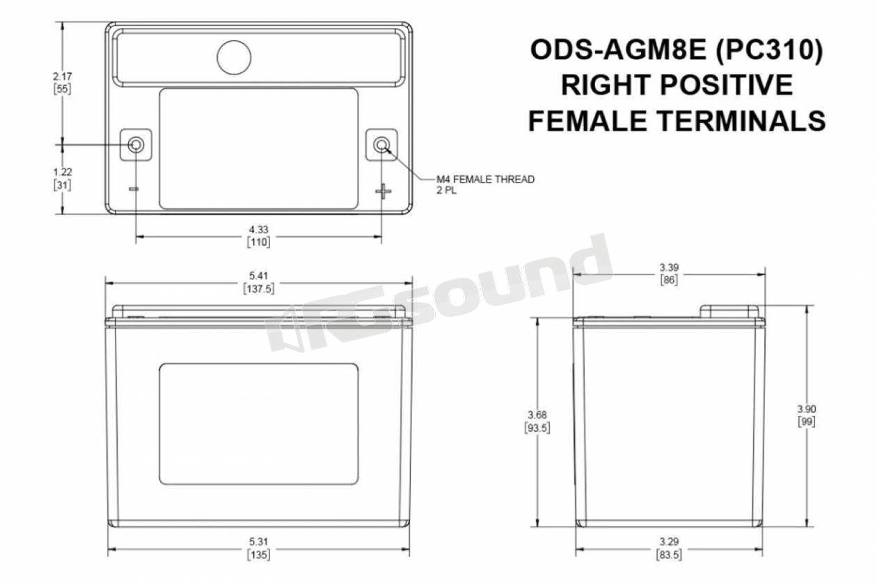 Odyssey Batteries ODS-AGM8E