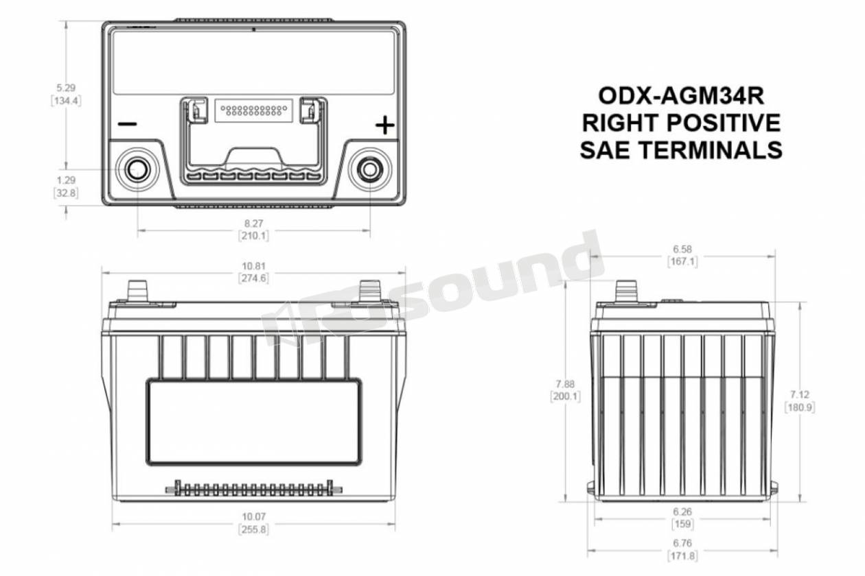 Odyssey Batteries ODX-AGM34R