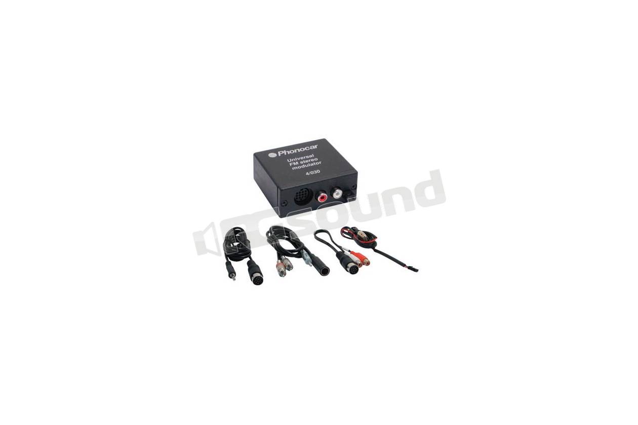 Phonocar 4/030 - Interfaccia audio aux in (FM) con control gain