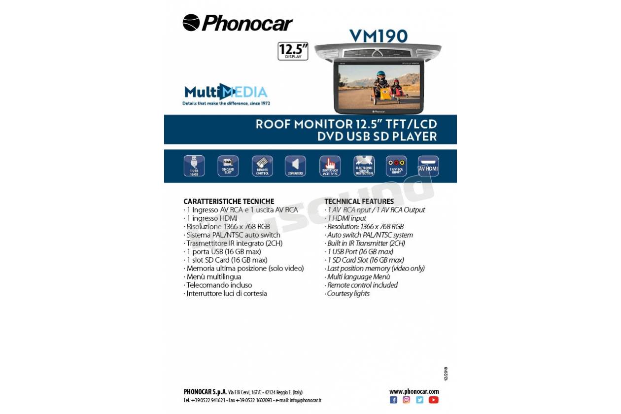 Phonocar VM190