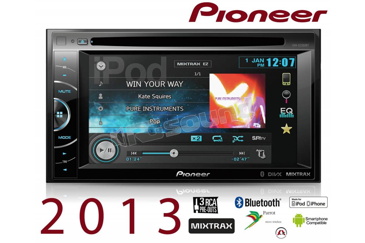 Pioneer AVH-X2500BT