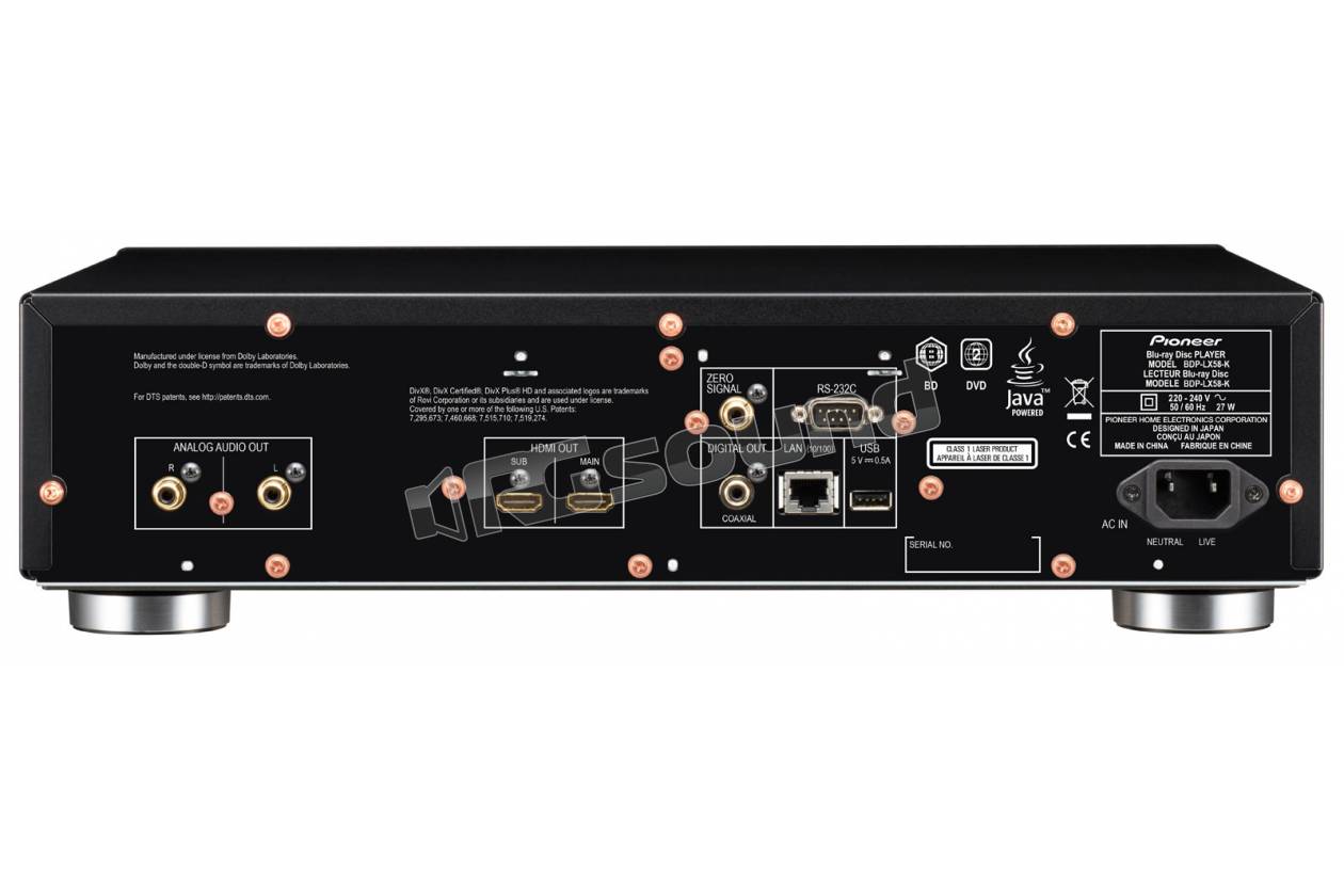 Pioneer BDP-LX58-K