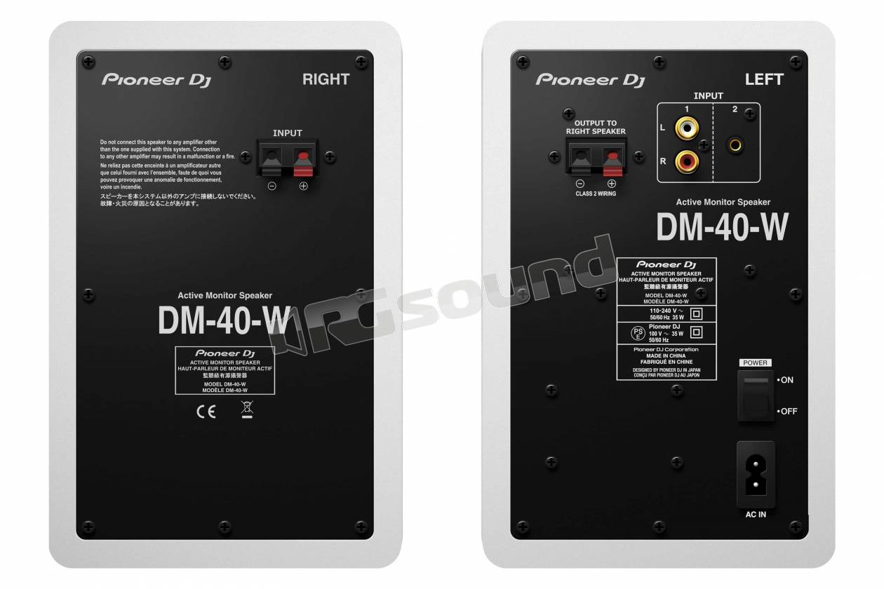 Pioneer DJ DM-40-W