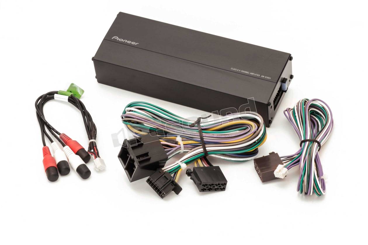 Amplificateur Voiture Pioneer GM-DX104 - 4 Canaux 4x100W - Compact, Classe D - Compatible Systèmes OEM Et Véhicules électriques