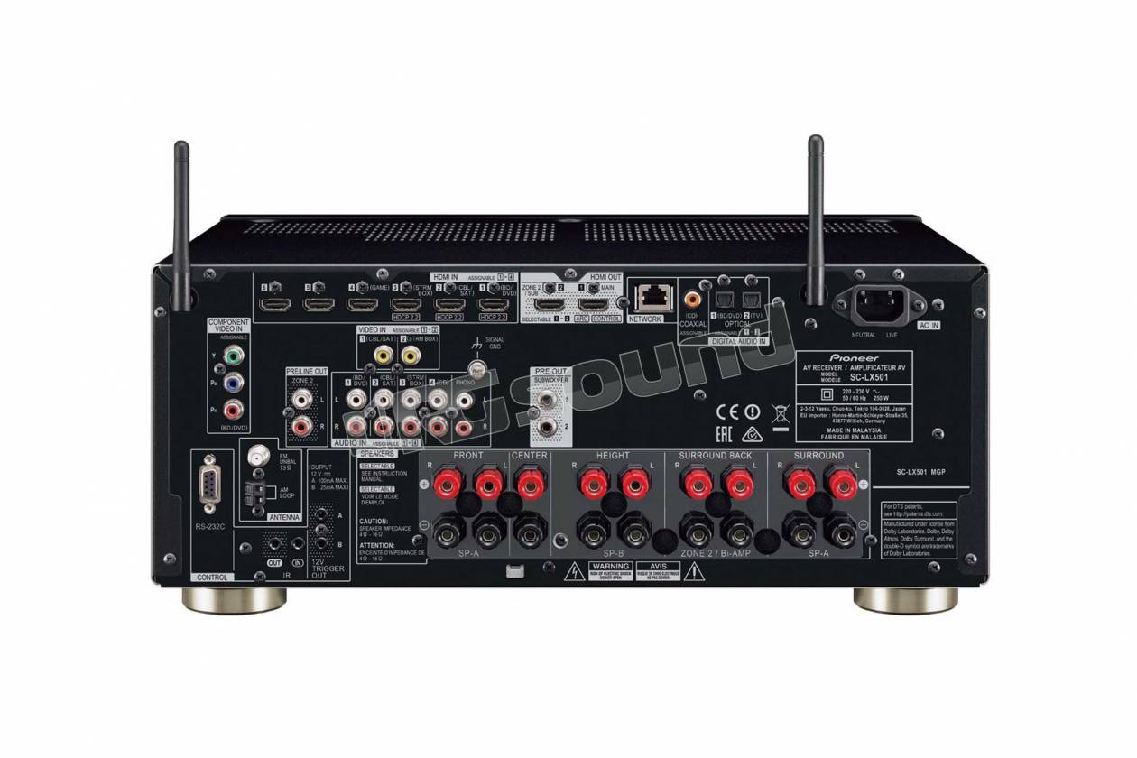 Pioneer SCLX501B Diffusori Home e Home Theatre Sintoamplificato