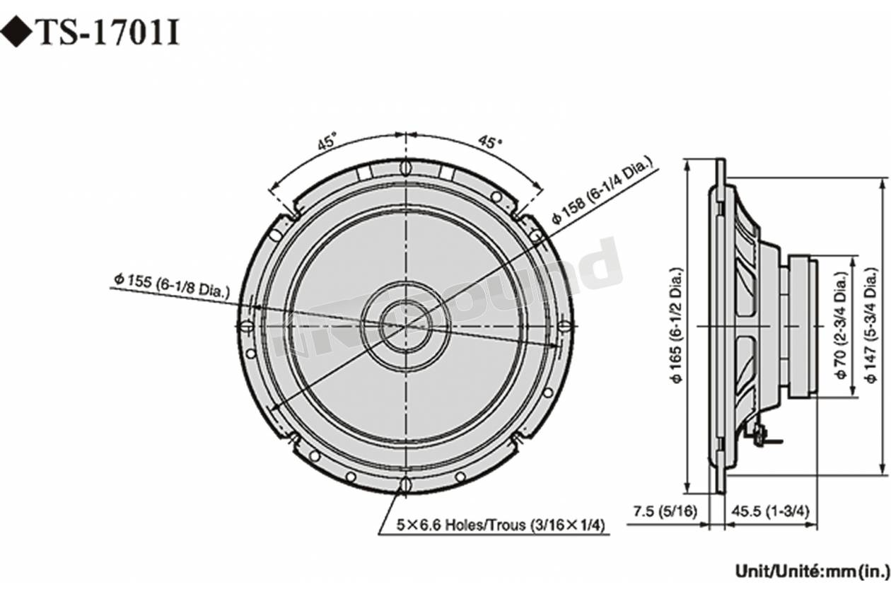 Pioneer TS-1701i