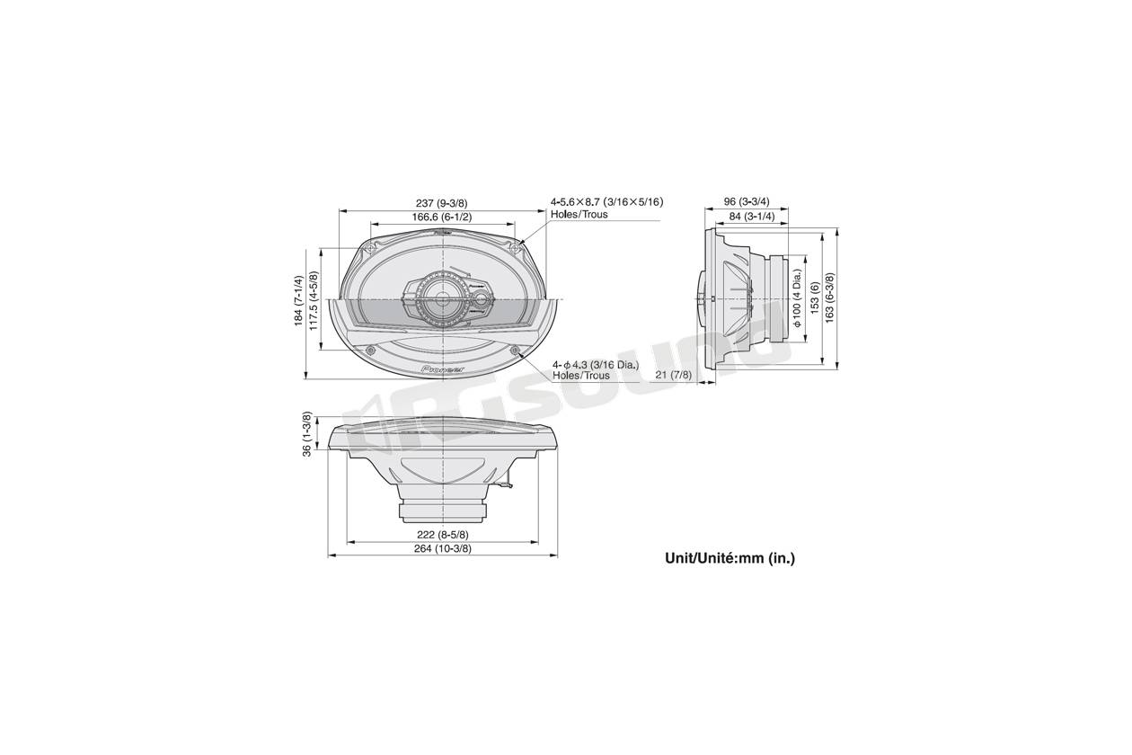 Pioneer TS-A6923IS