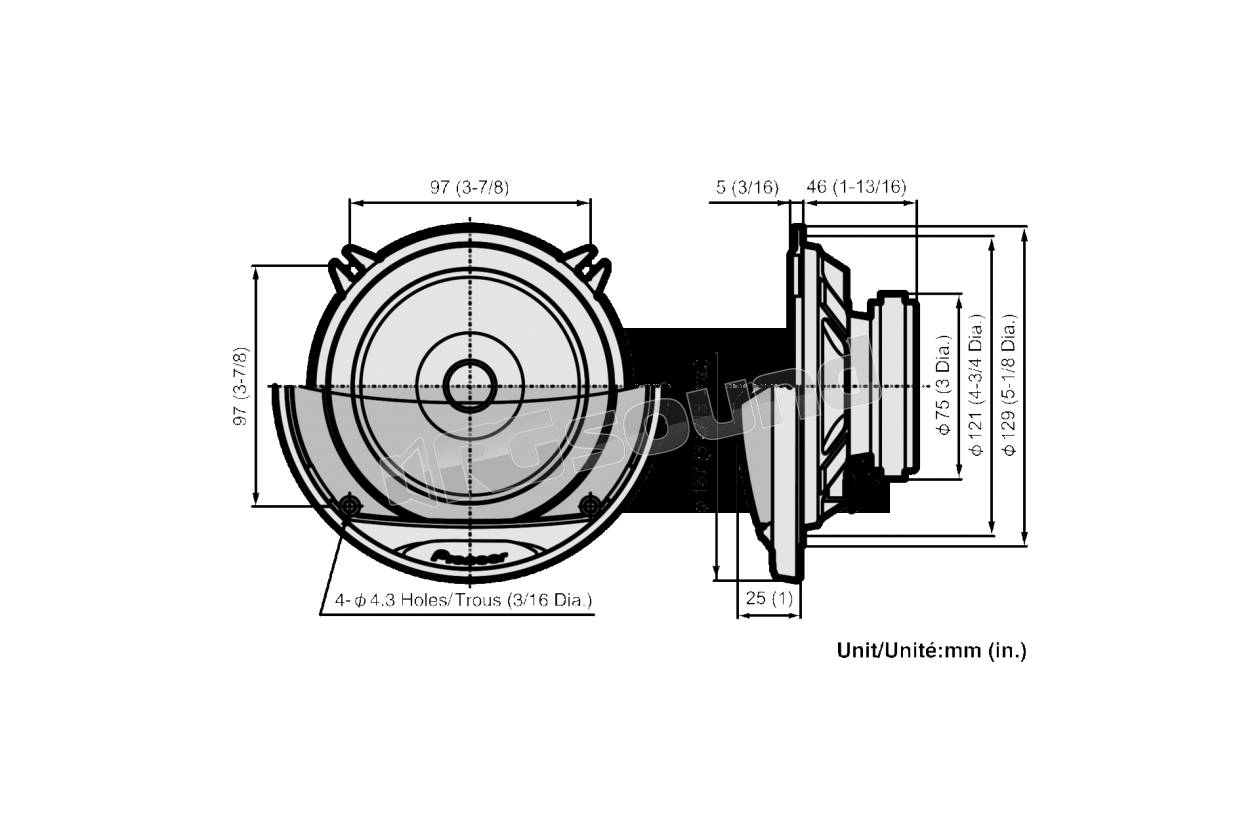 Pioneer TS-G1311i