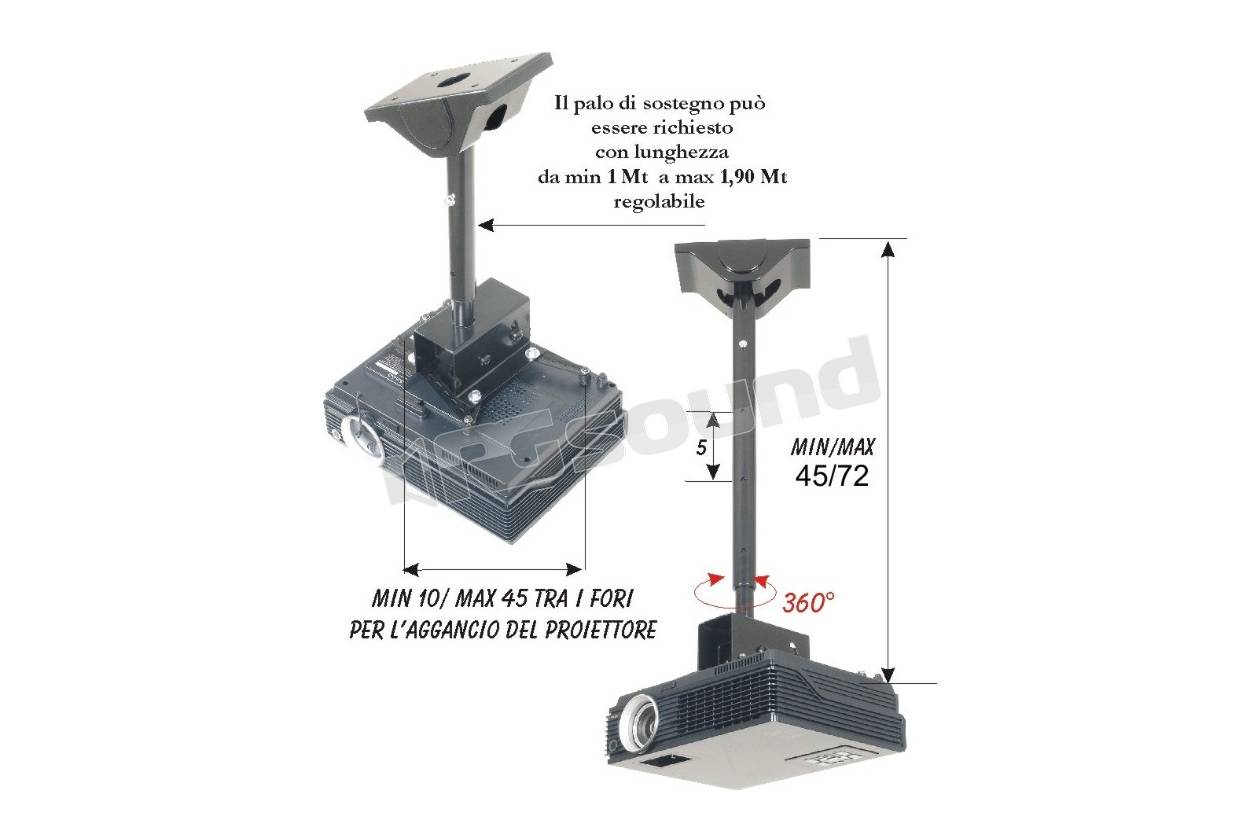 Prandini 520P Palo mt. 1,90