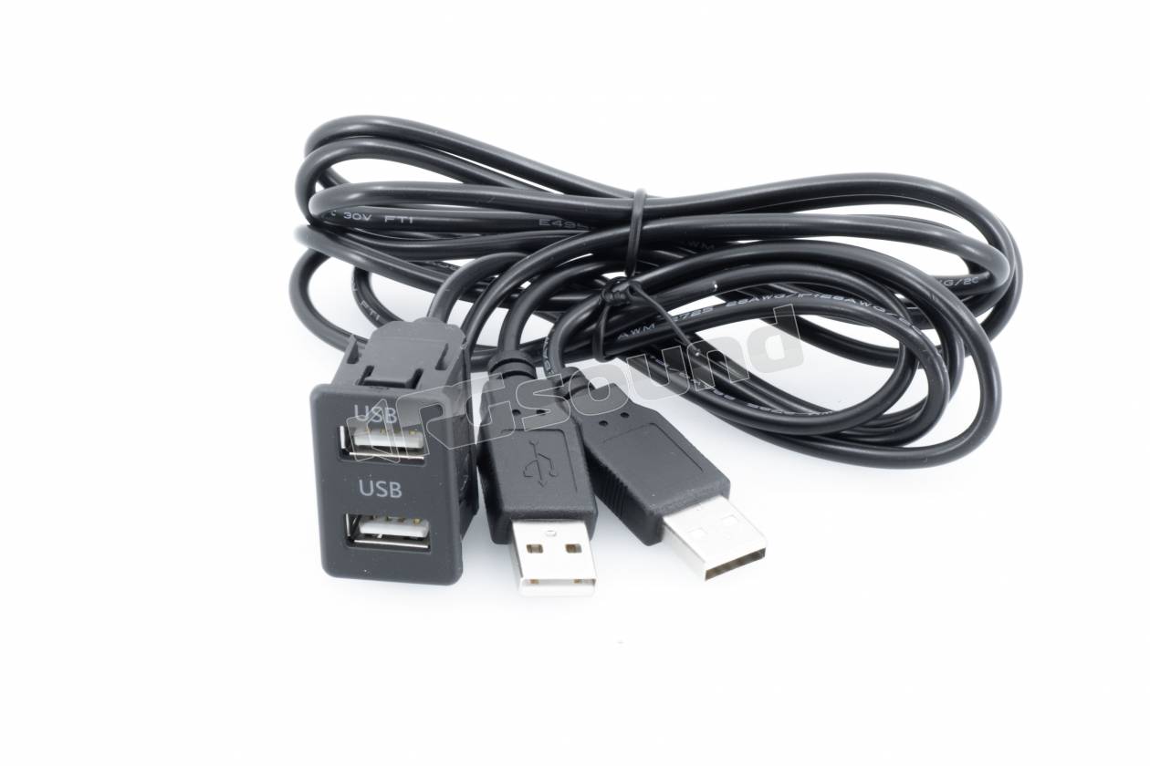 RG Sound Doppia USB a pannello con cavi da 100 cm
