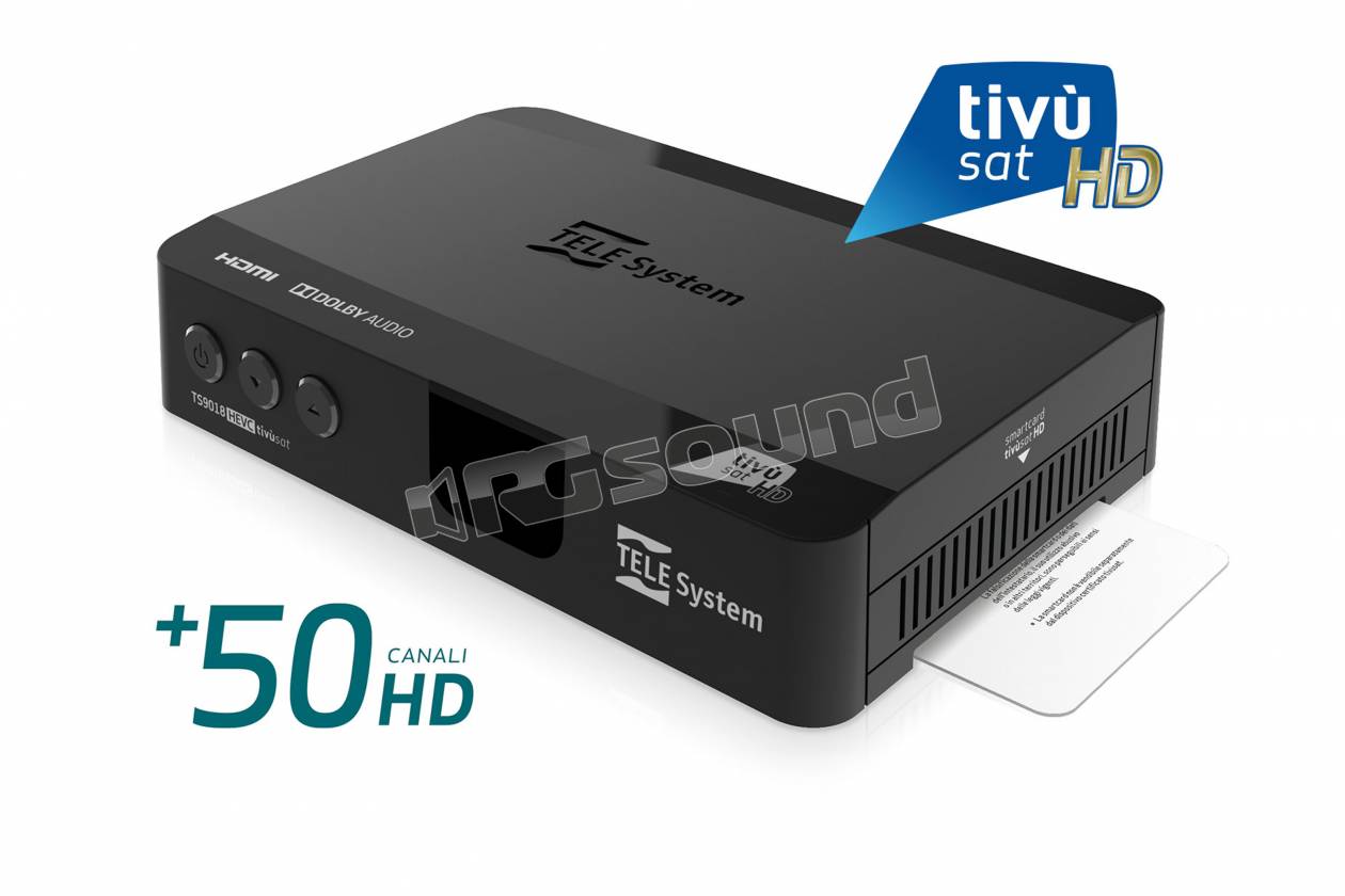 TeleSystem TS9018HEVC decoder tivùsat HD