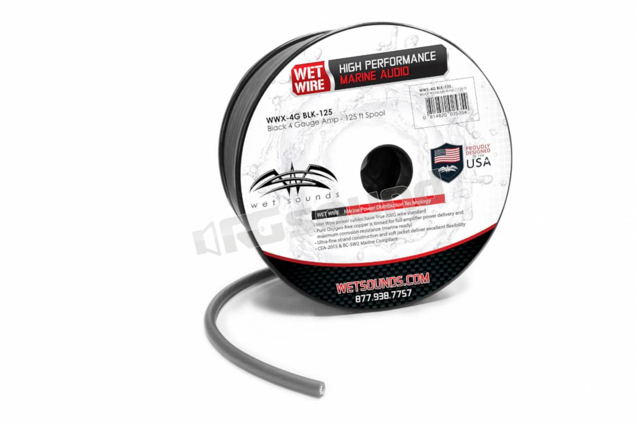 Wet Sounds WWX-4G BLK-125