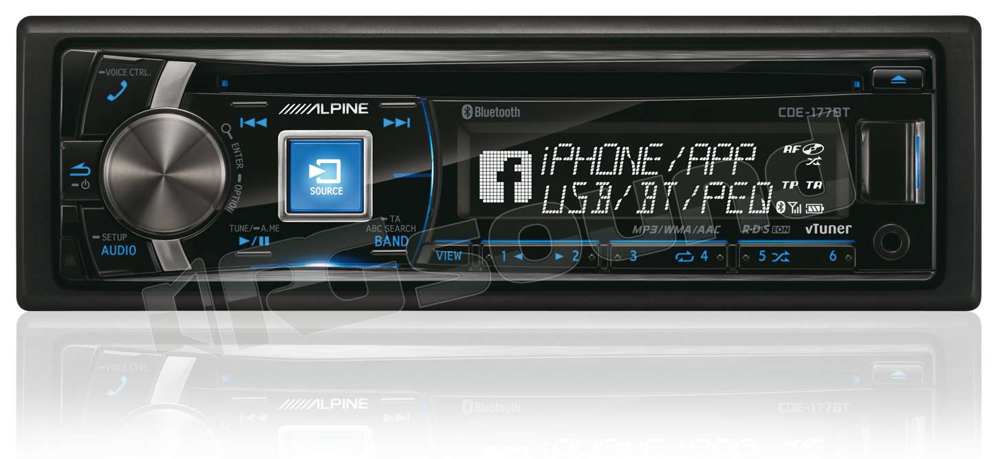 Alpine CDE-177BT  Autoradio 1 din e 2 din Car stereo - Autoradio 1 e