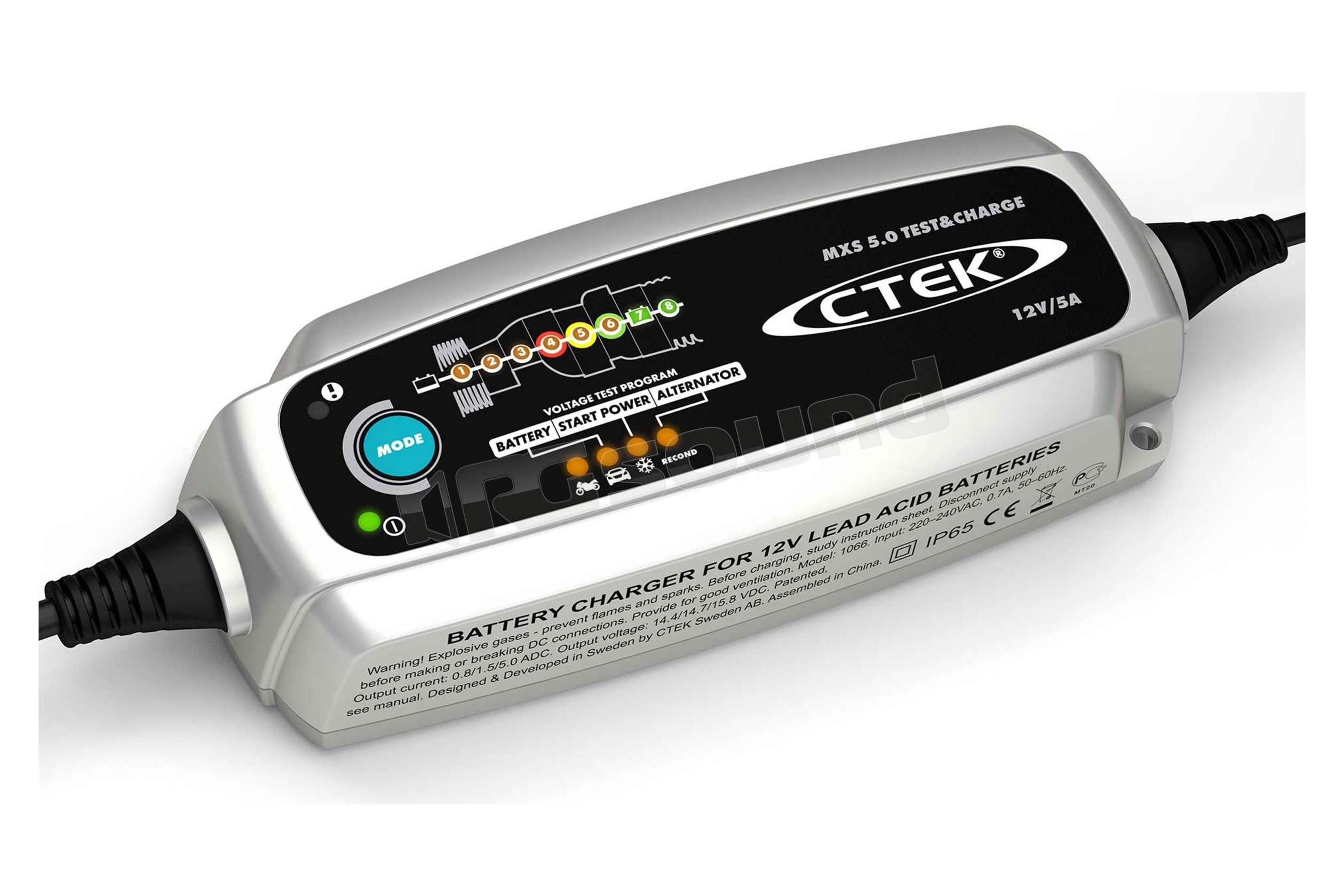 CTEK MXS 5.0 Test & Charge  Caricabatterie - Caricabatterie ed acces