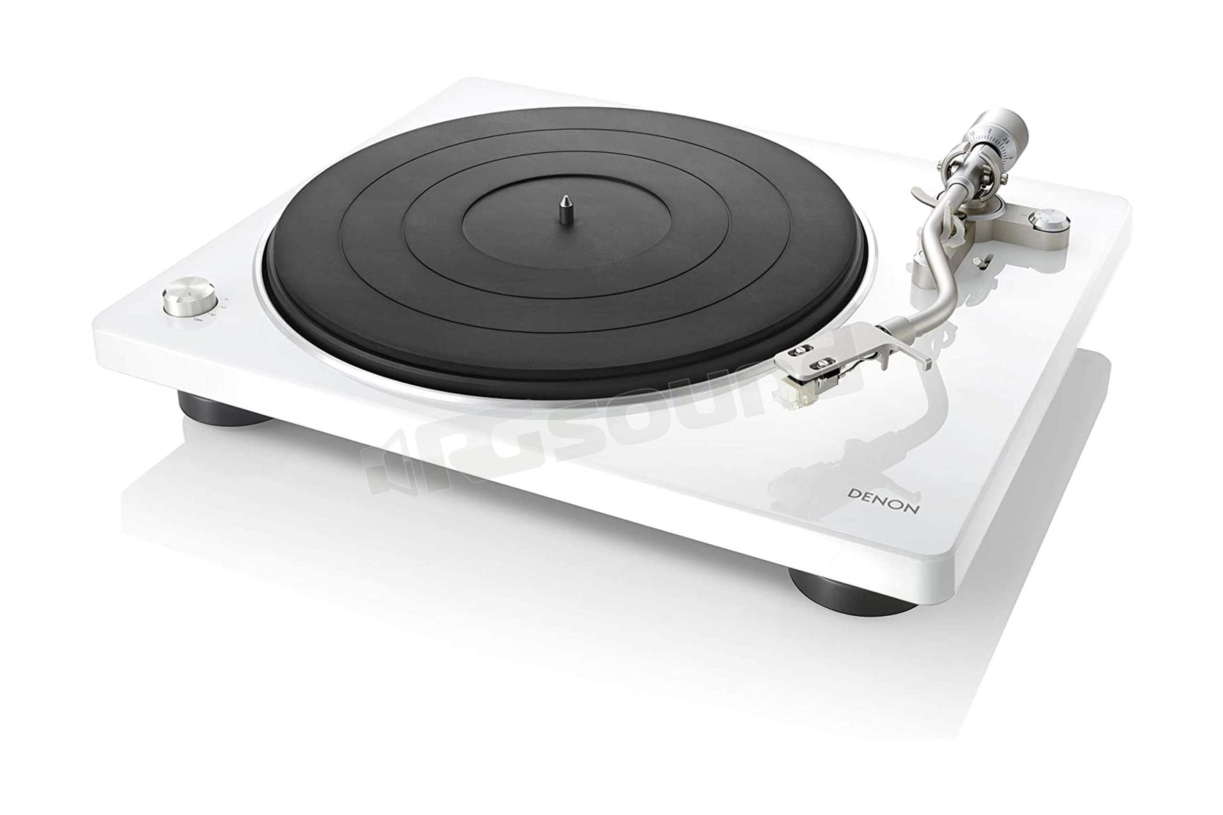 Denon DP-400 Giradischi Hi-Fi e sensore di velocità automatica Bianco