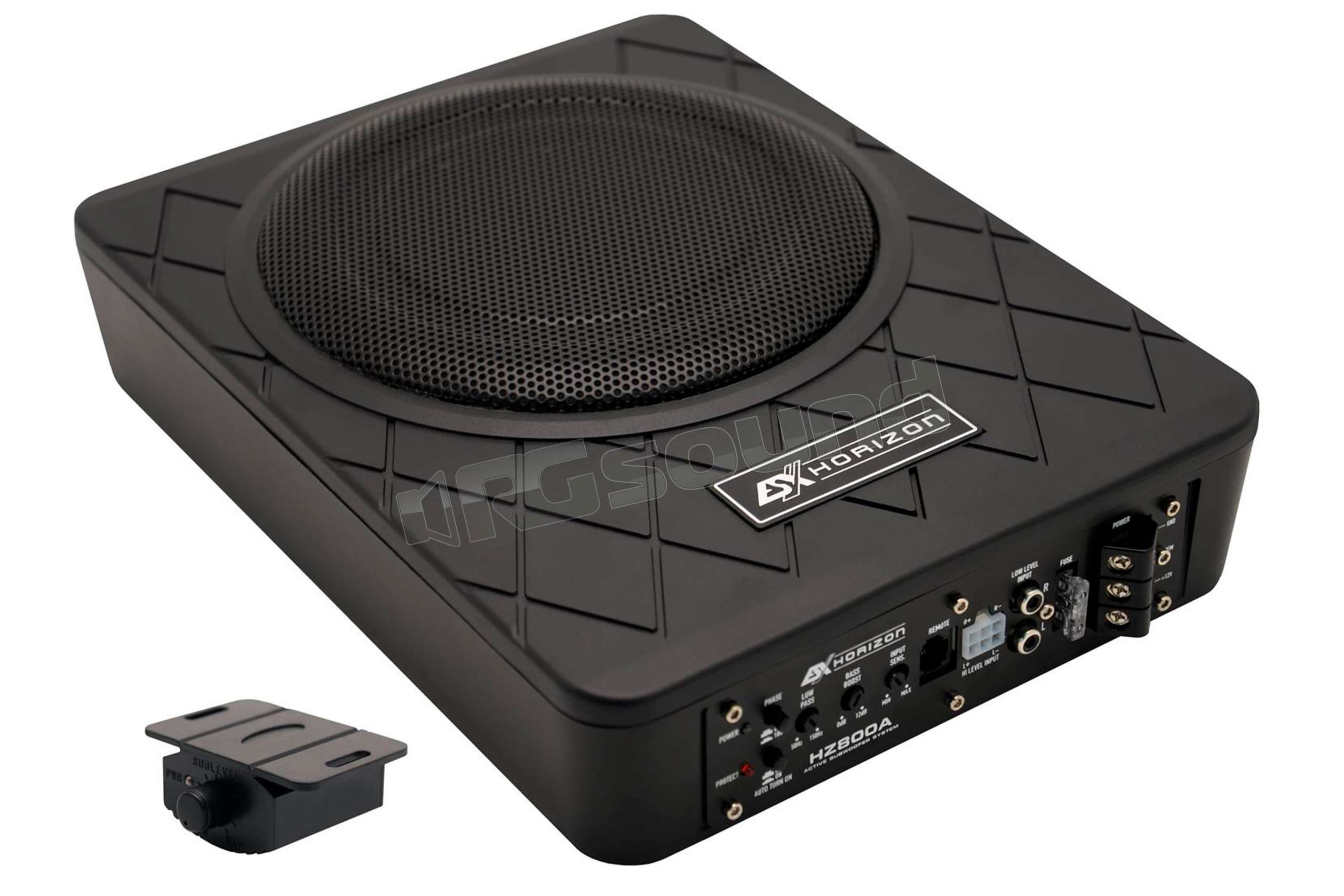 Subwoofer Attivo CISSIYOG 800W 10” 2.5 Ohm – Ultrasottile 70mm, Alluminio Pressofuso, Telecomando Bassi, Per Auto, Camion E Camper