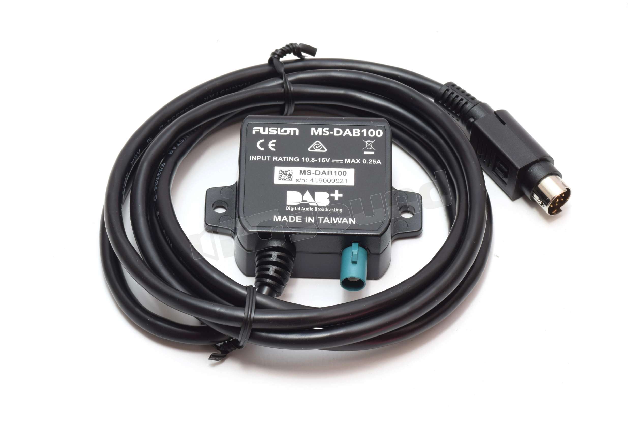 Fusion MSDAB100A modulo marino DAB e DAB+ con antenna per